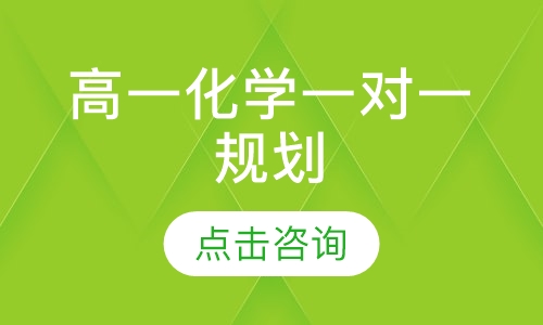 高一化学一对一规划