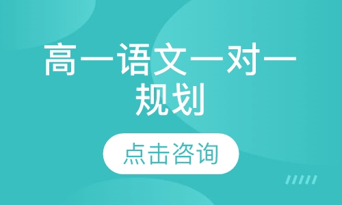 高一语文一对一规划