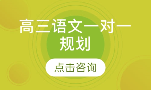 高三语文一对一规划